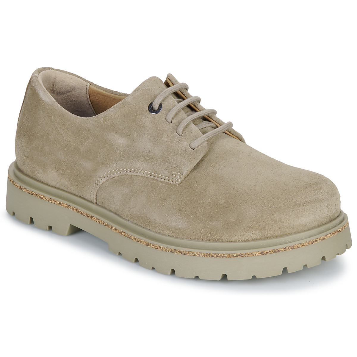BIRKENSTOCK - Highwood Lace Low LEVE Taupe - Suede / Taupe / Regular