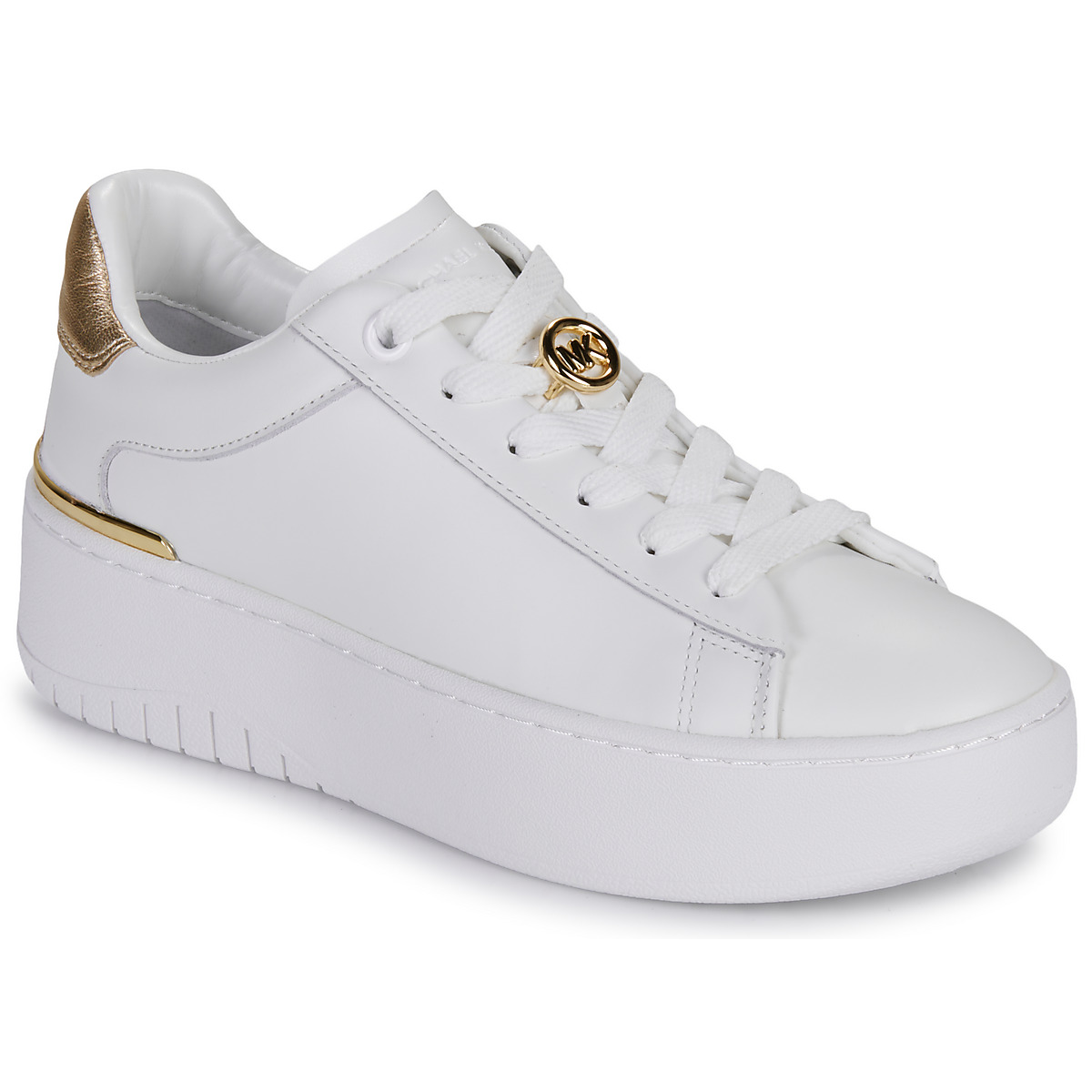 MICHAEL Michael Kors - DOTTIE LACE UP - White / Gold