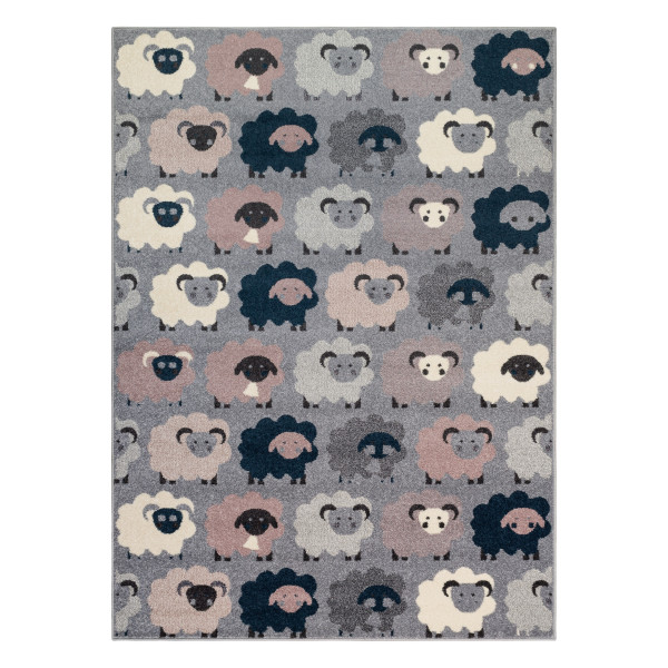 Dywan HEOS 78468 szary / niebieski OWCE120x170 cm