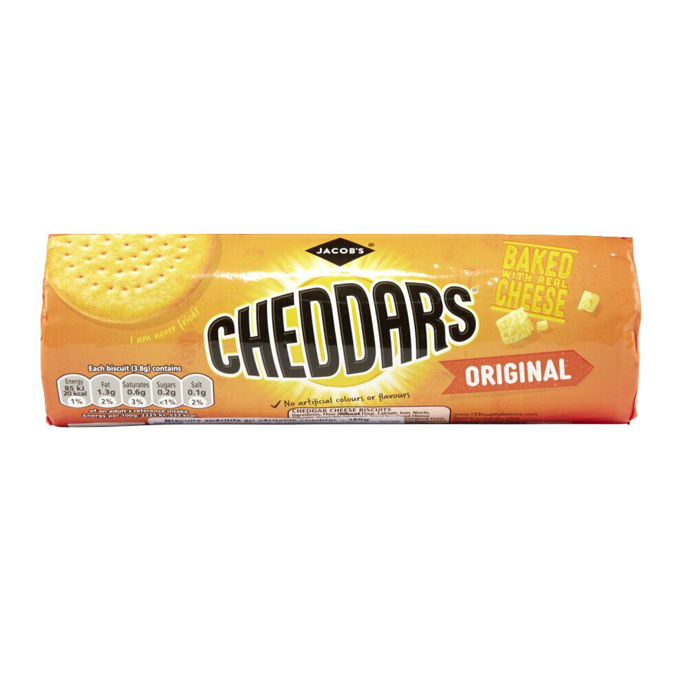 Gateaux apéritif au cheddar Jacob's 150gr