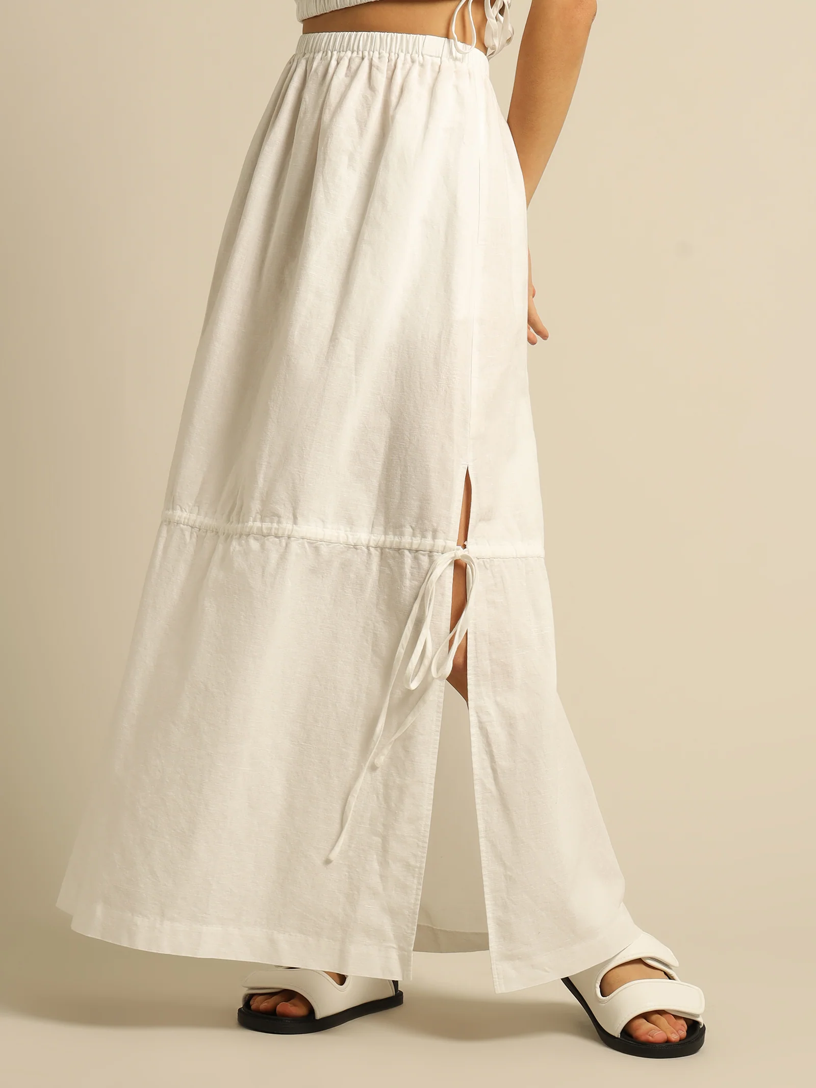Brea Linen Maxi Skirt