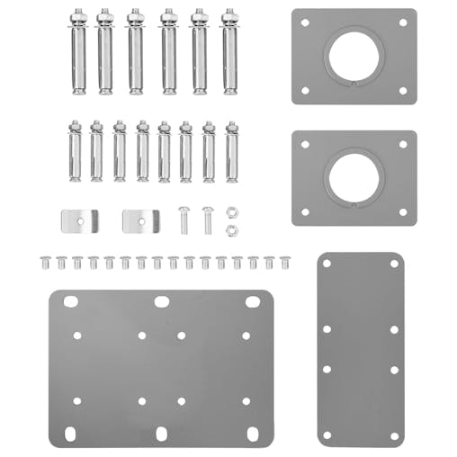 NNEVL Patio Retractable Double Side Awning 170x600 cm Black