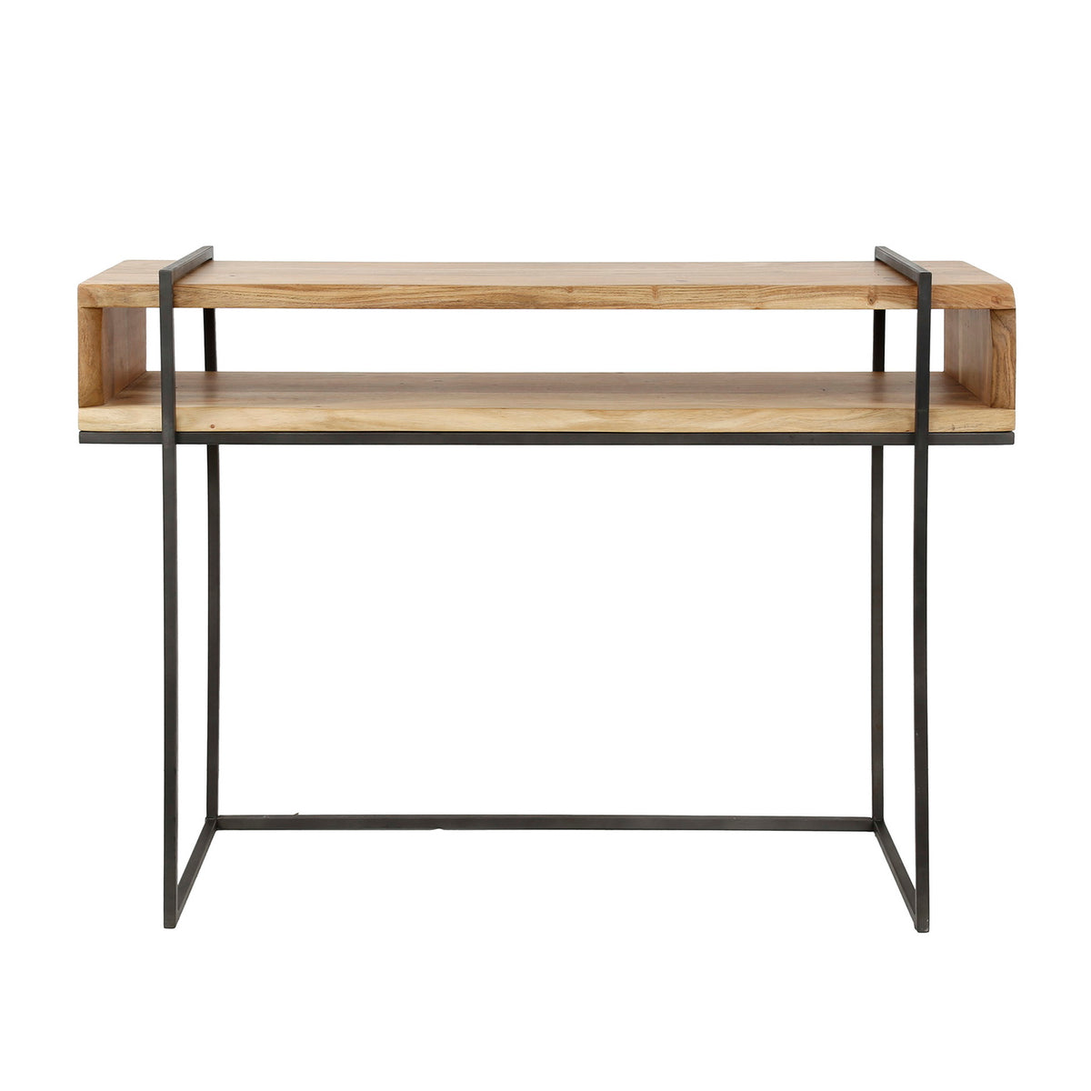 Giga Meubel Sidetable Edge - Naturel Acaciahout - 110x35x78cm