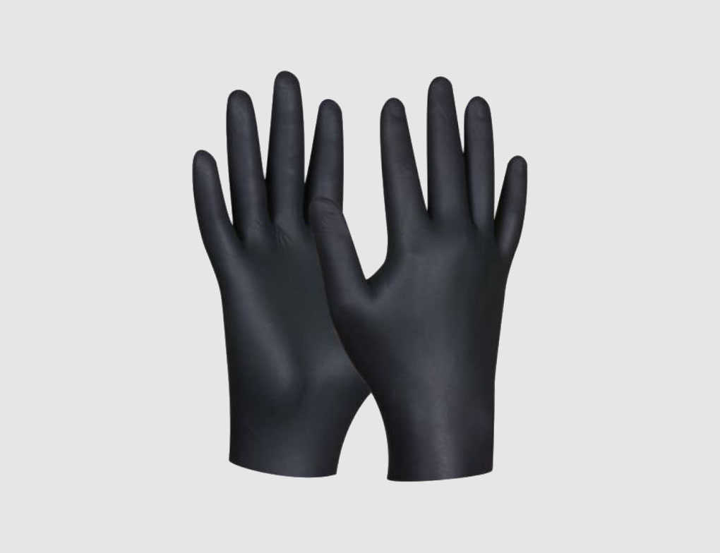 Einweghandschuhe Nitril M Schwarz