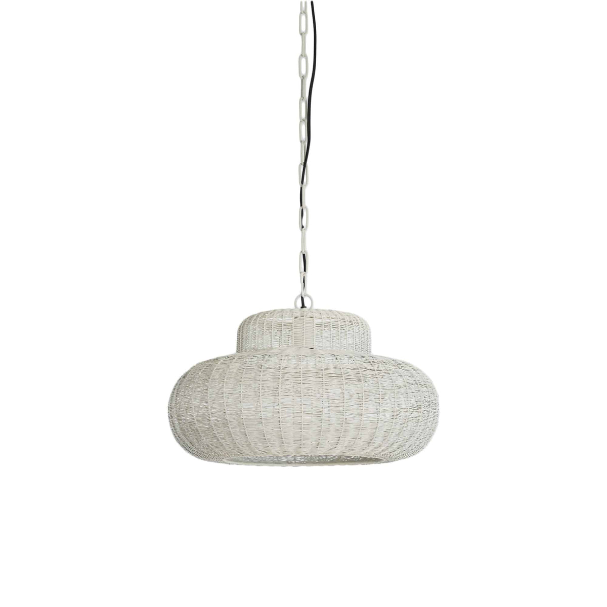 Light & Living hanglamp Piedra - wit - Ø47cm