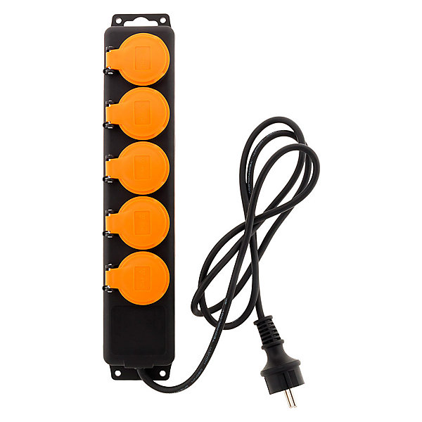 Bloc étanche 5 prises 16A 2P T   clapets - Zenitech