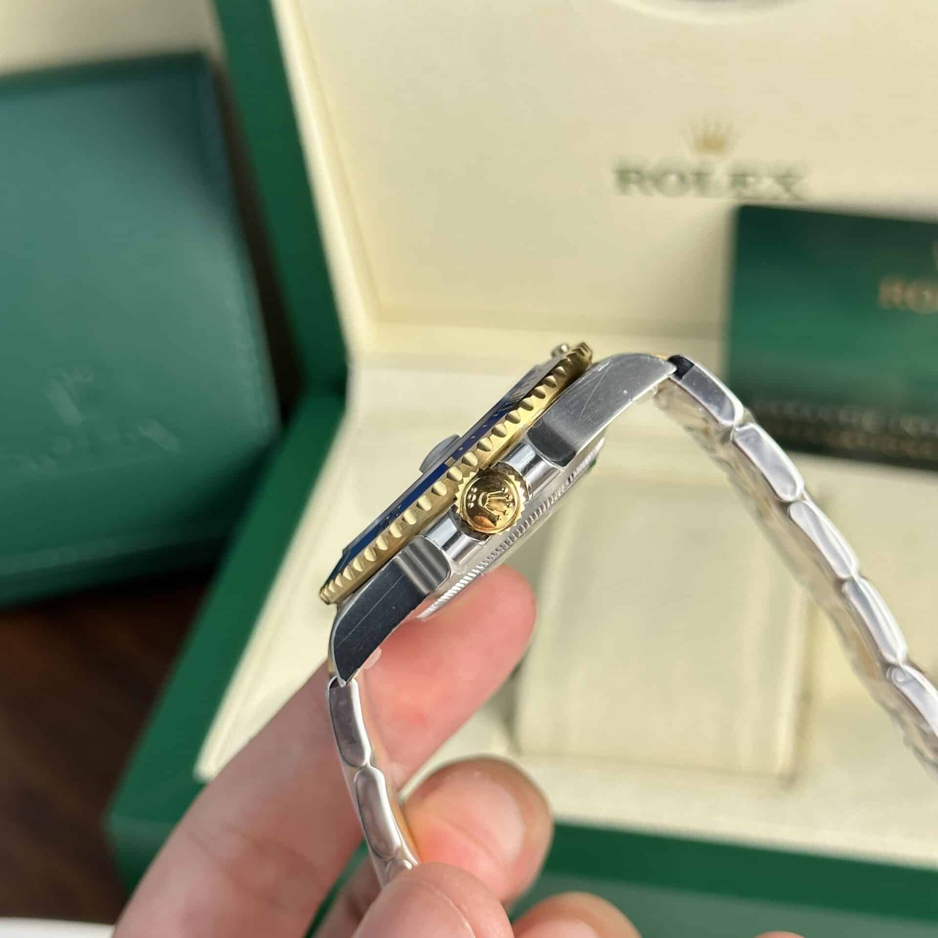 Rolex Submariner 126613LB SS/YG Plated Blue Dial 41mm Oyster Replica