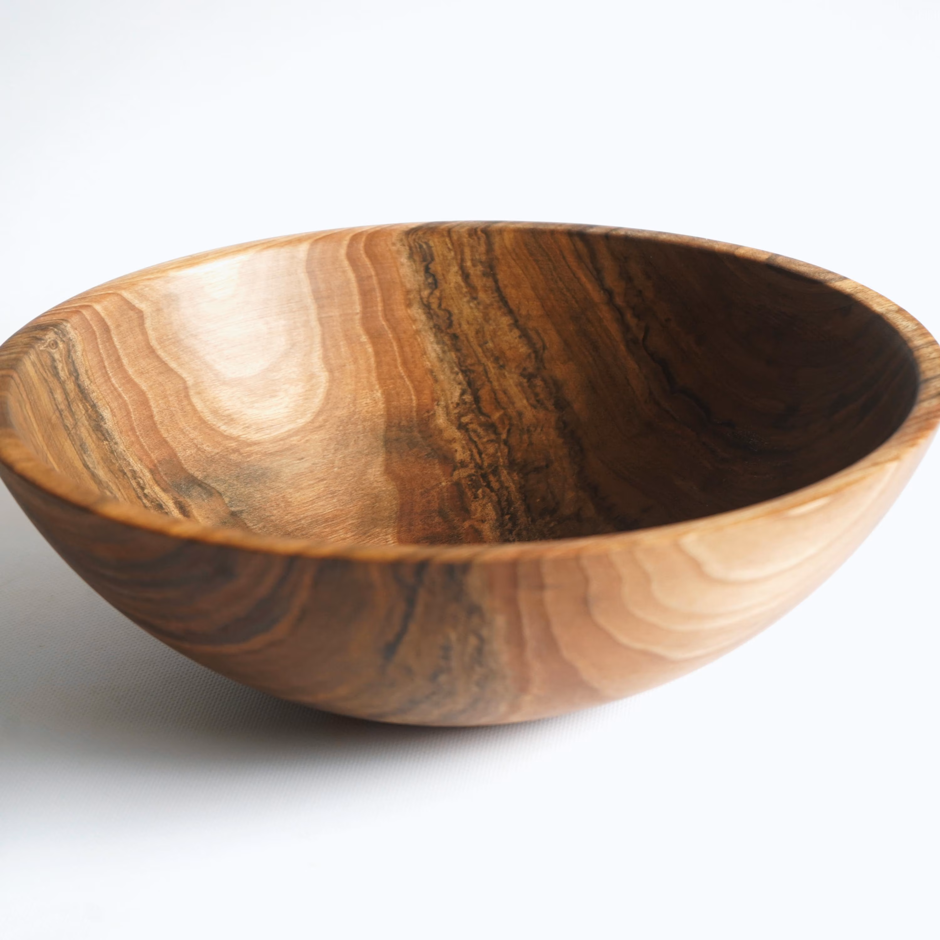 Large Solid Walnut Wood Dough Bowl 13