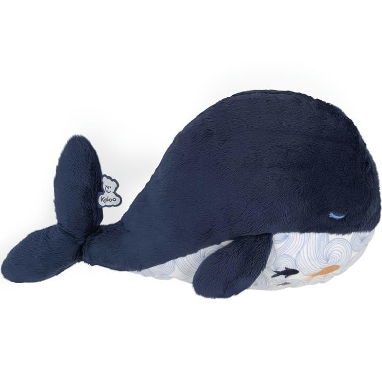 - Peluche bouillotte bien-être baleine Petit calme (17 cm)