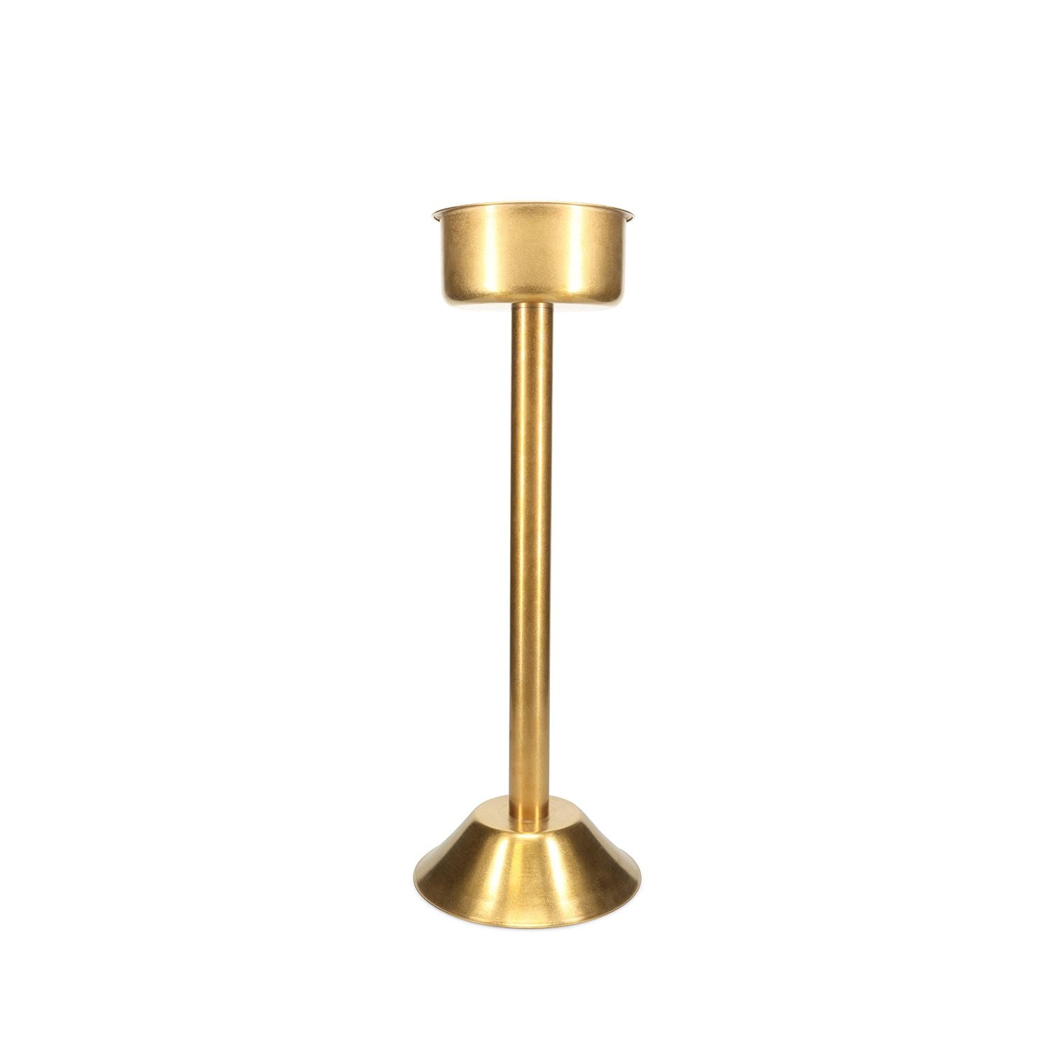 Bonbistro - Champagnekoeler staander 19,5xH62,5cm antique goud Bar