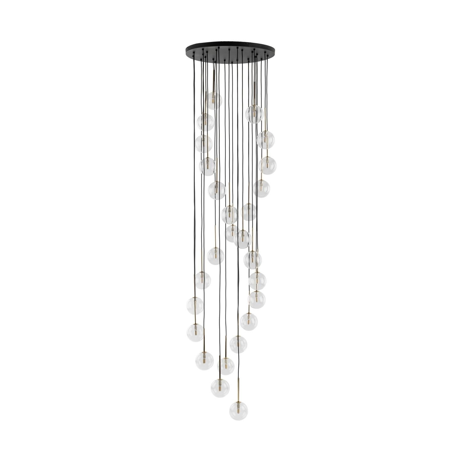 Duża lampa wisząca AURORA TRANSPARENT 10258 TK Lighting