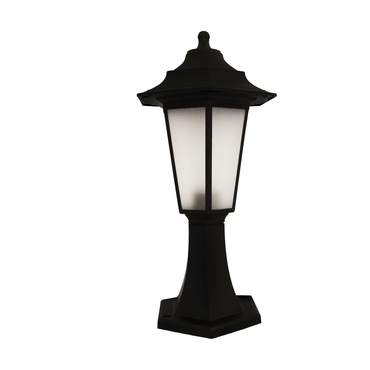 Lampa ogrodowa stojąca czarna BEGONYA1 wys:42,8 cm 1xE27x40W IP44 Struhm