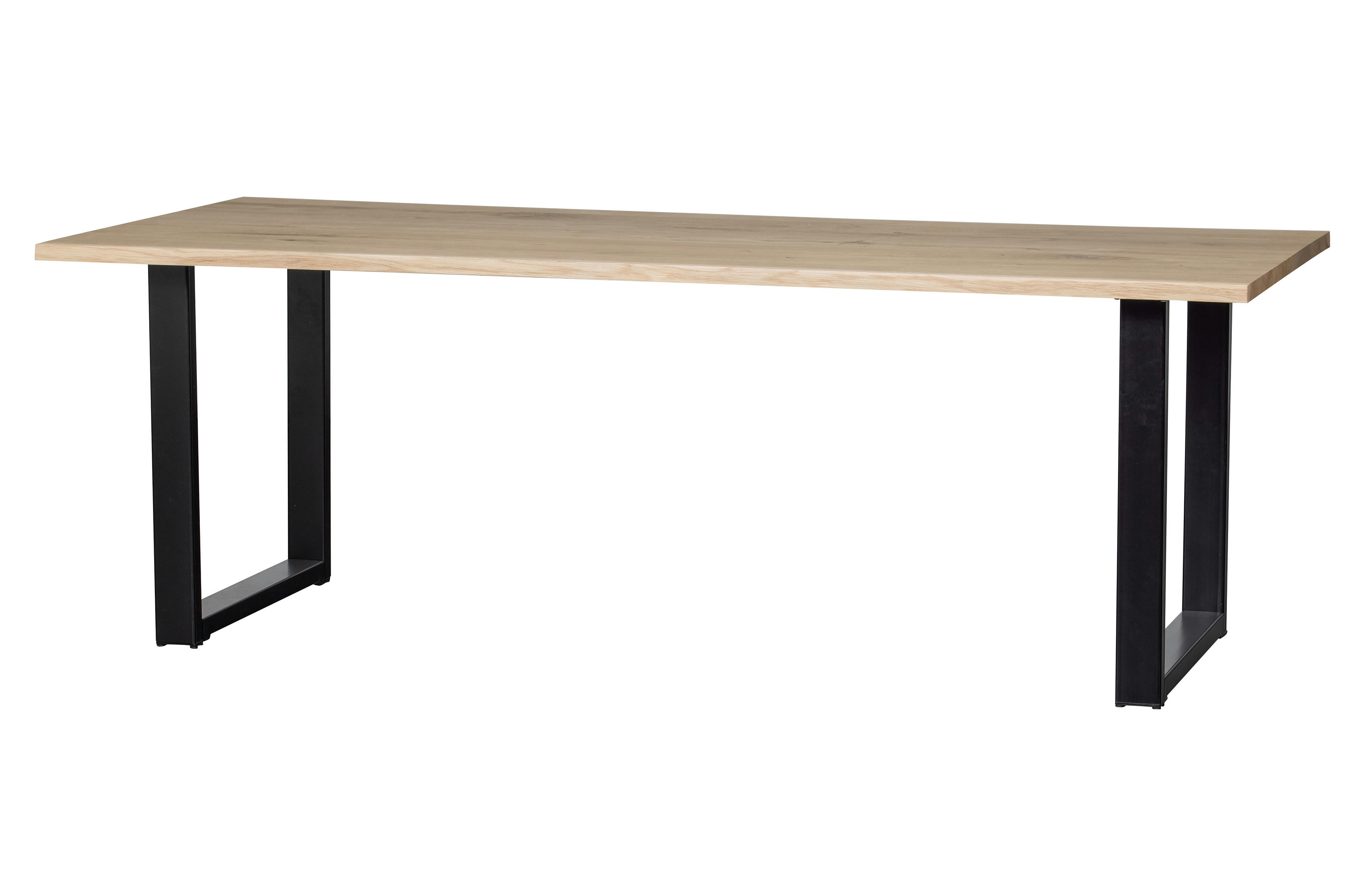 TABLO - Table à manger en chêne 6-8 personnes, marron, 220x90 cm