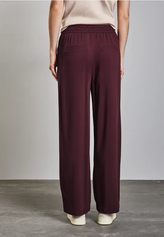 Wide Leg Twill Hose