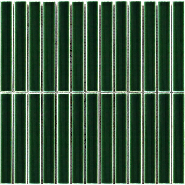 Mosaïque pour salle de bains et cuisine Kit-Kat Piano Vert 29,6 x 29,9 cm Intérieur/Extérieur