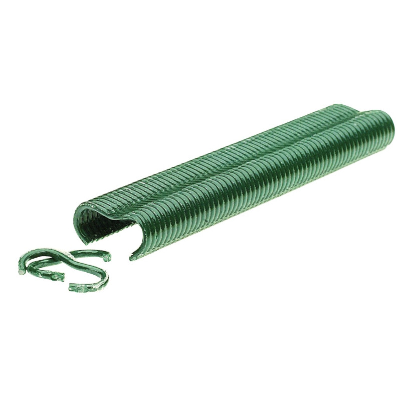 Agrafe grillage plastifiée vert VR22 RAPID