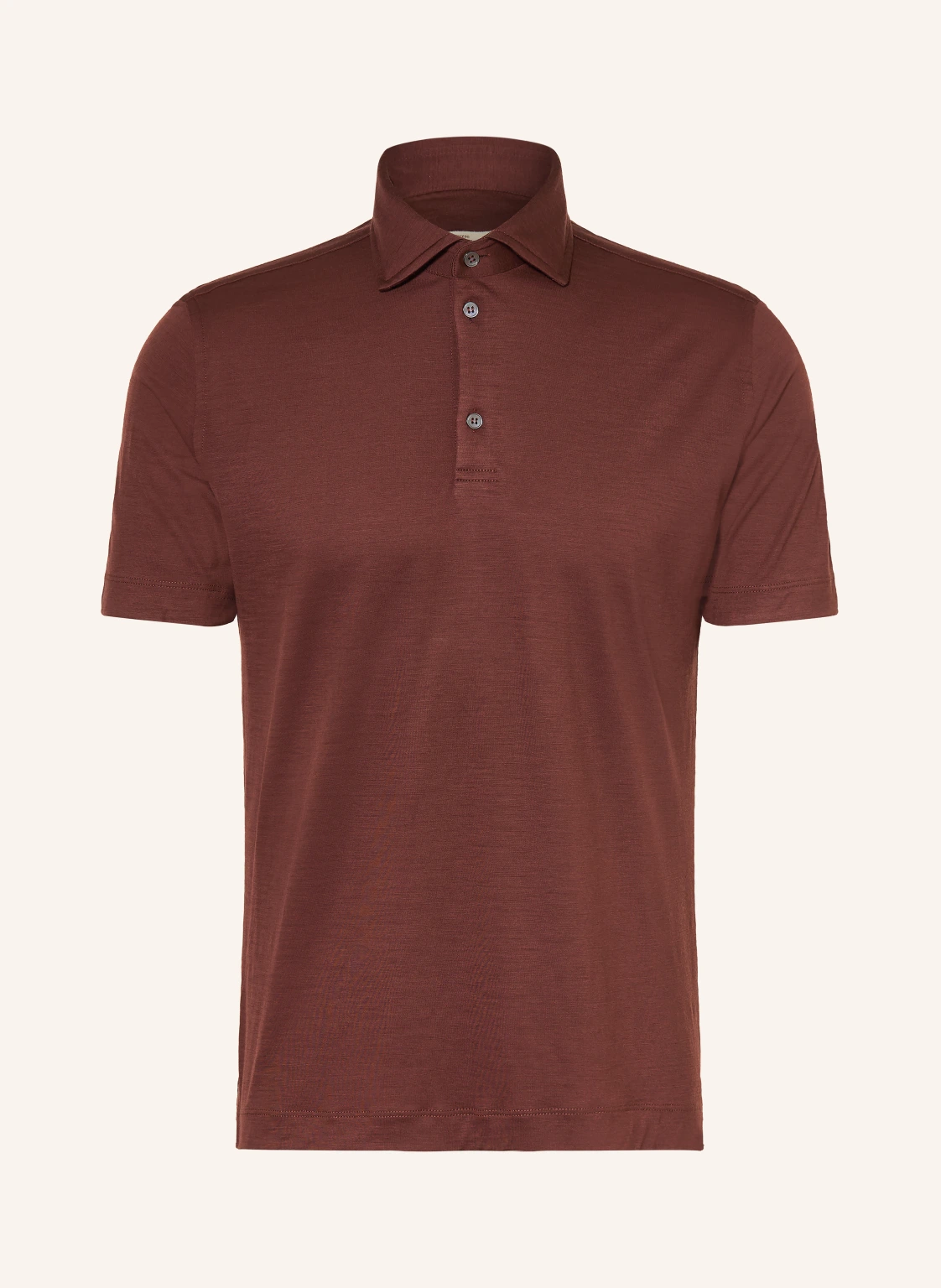 MAURIZIO  BALDASSARI Jersey-Poloshirt aus Merinowolle