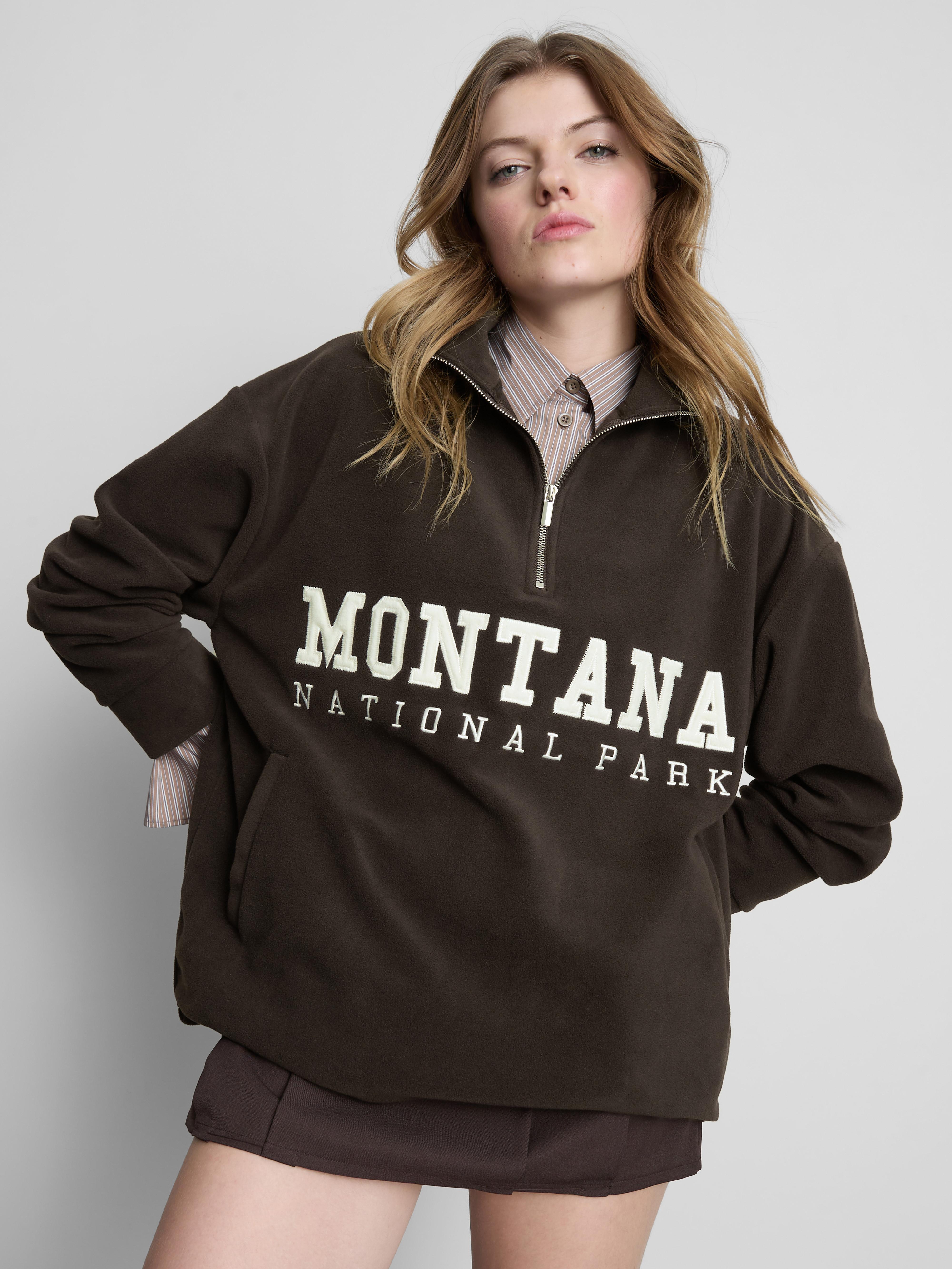 Printed Half Zip Fleece