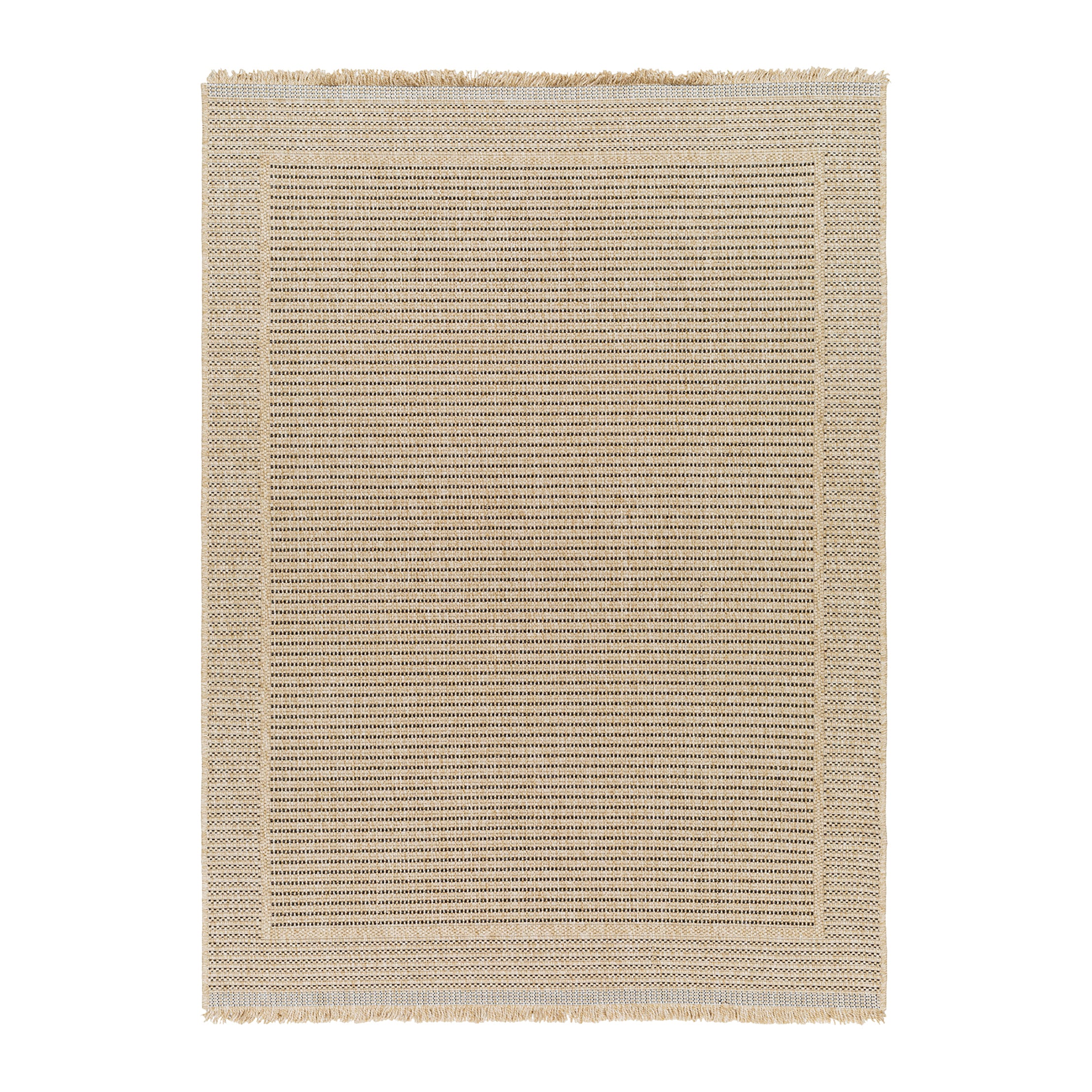 by fonQ Tundra Vloerkleed 160 x 213 cm - Donkerbeige