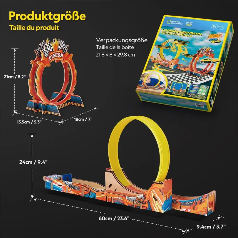 3D-Puzzle Looping-Rennbahn