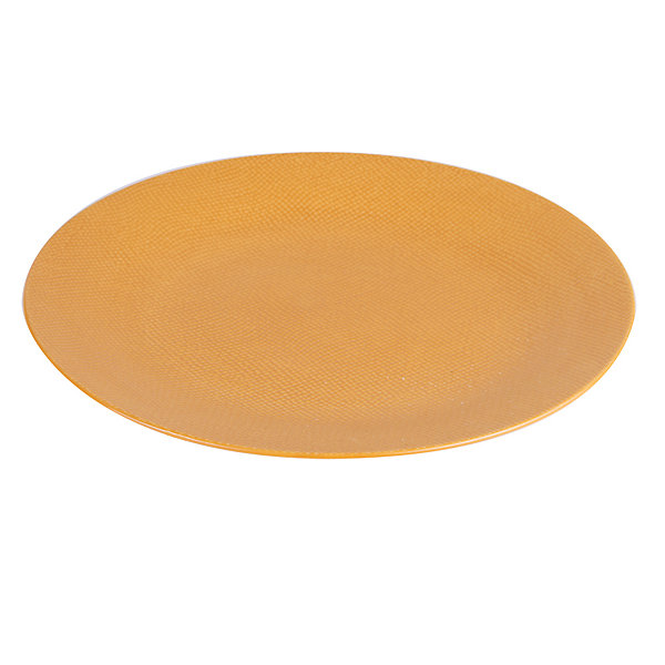 Assiette à dessert Vésuvio safran 21 cm (lot de 6)