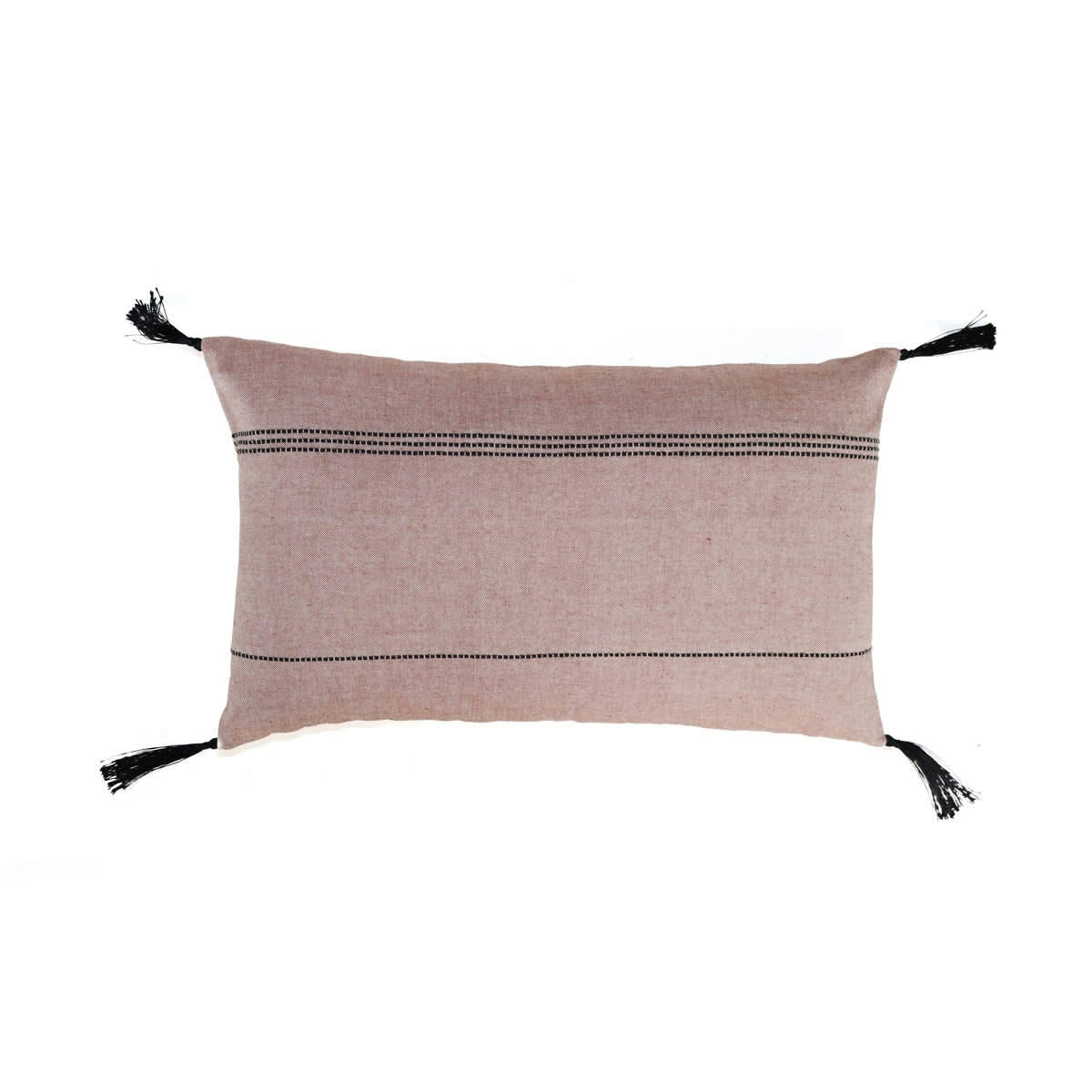 HANA - Housse de coussin coton  50x30 tomette