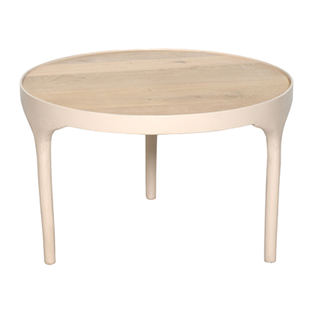 New Routz Iowa Salontafel H 37 x Ø 60 cm - Zand / Eiken