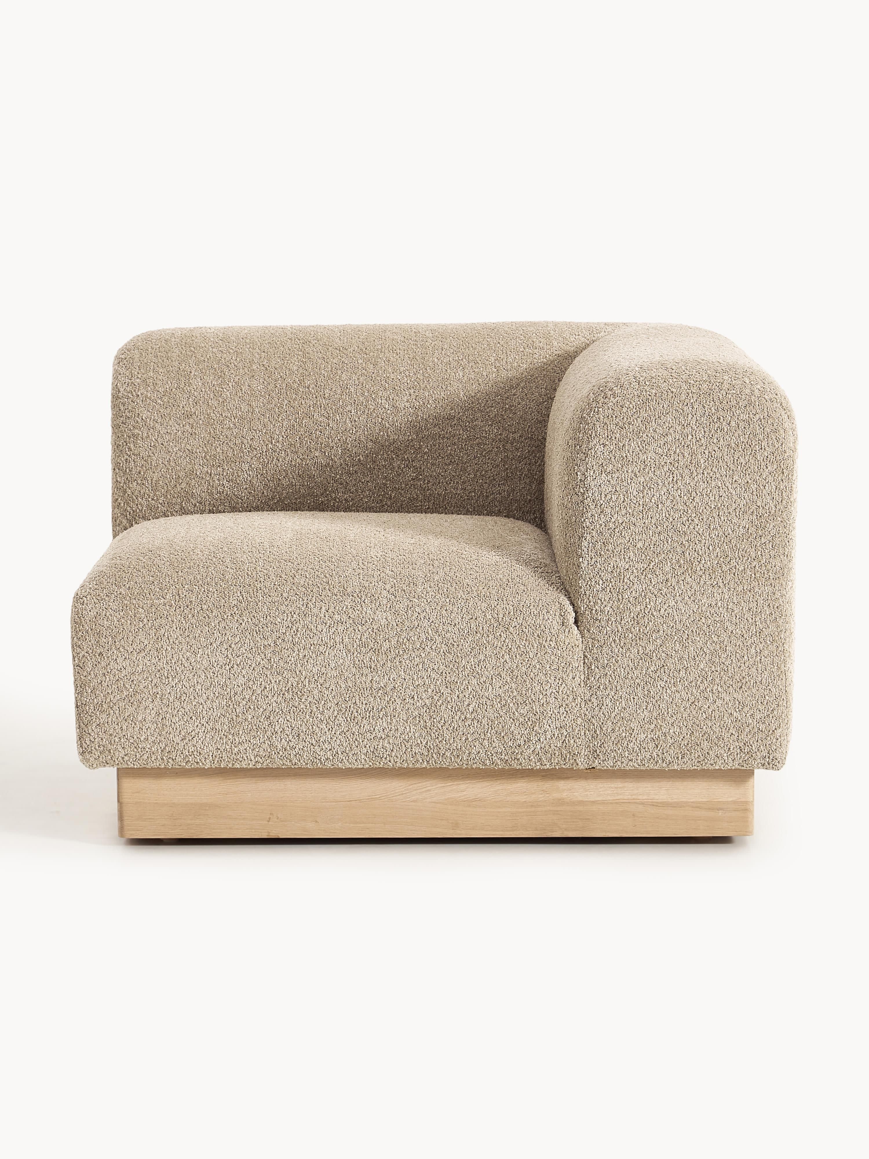Eckmodul Natalie aus Teddy-Bouclé