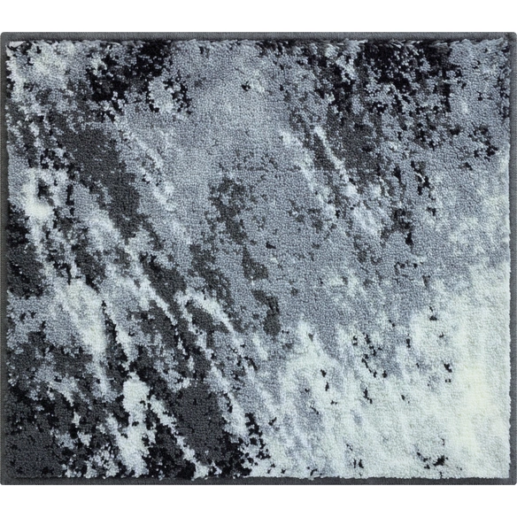 Badematte »Magma«, BxL: 50 x 60 cm, grau, aus 100% Polyacryl