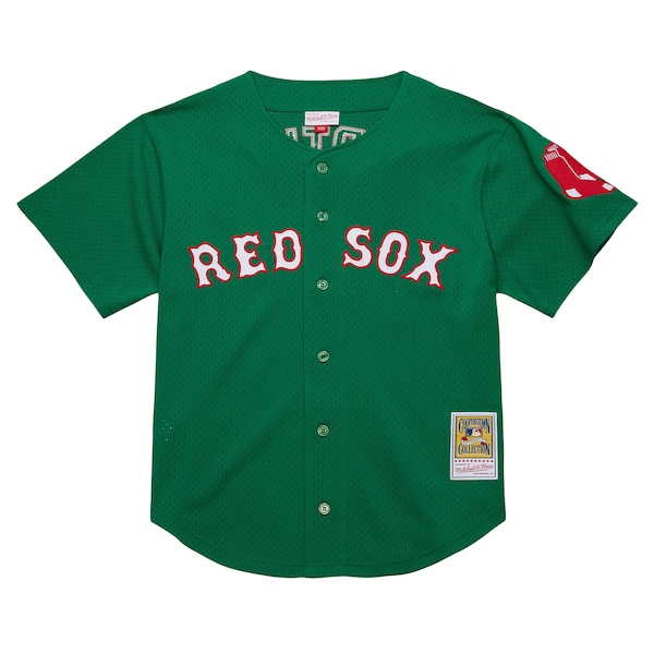 David Ortiz Boston Red Sox Cooperstown Collection Mesh Batting Practice Jersey - Kelly Green