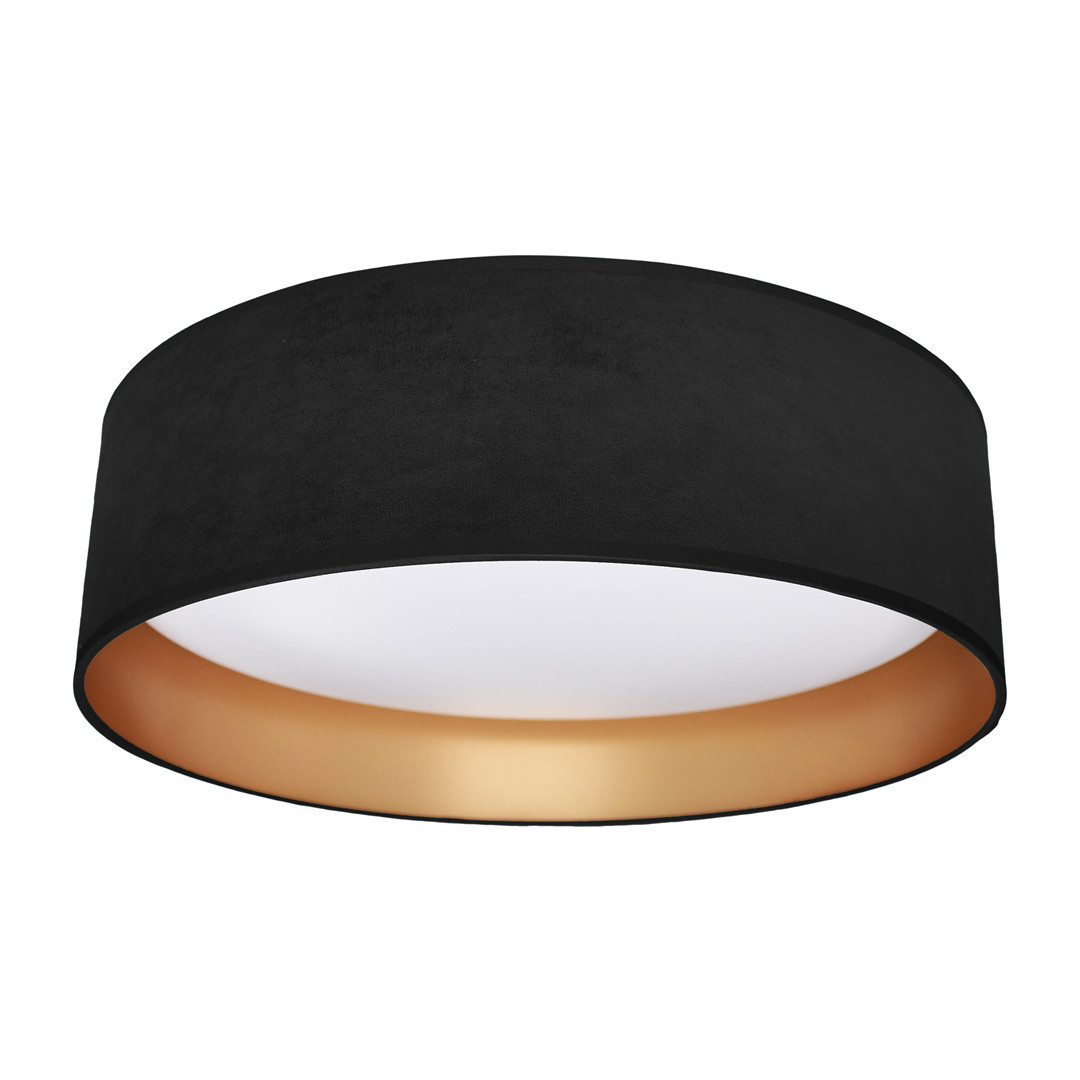 Plafon RONDOokrągły czarno-złoty-biały LED 1x18W 40cm 2200lm IP20 Milagro