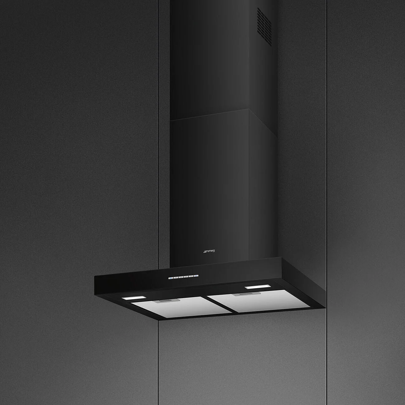 60cm Chimney Hood Black