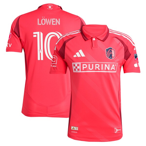 Eduard Löwen St. Louis City SC adidas 2025 Forever CITY Red Authentic Player Jersey - Red