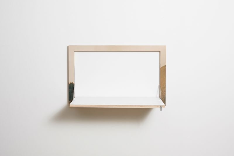 Fläpps Wandbureau secretaresse 80x50-1 - Alps door Joe Mania