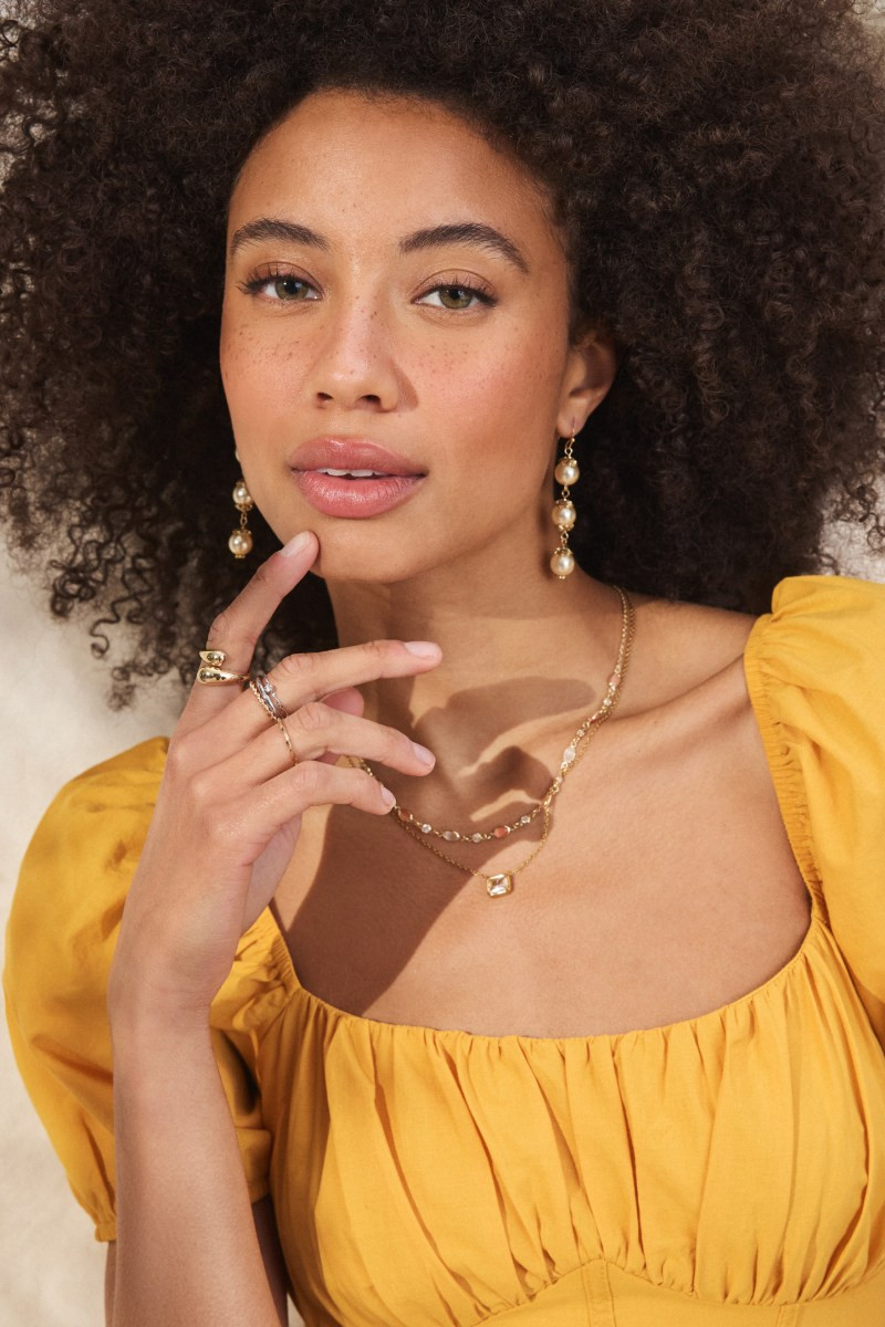 Audrey Pearl Drop Earrings