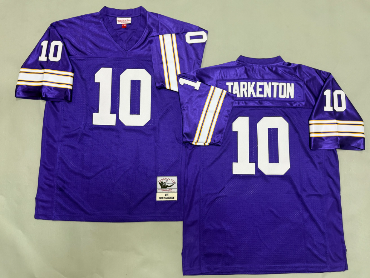 Fran Tarkenton Minnesota Vikings Authentic Throwback Retired Player Jersey