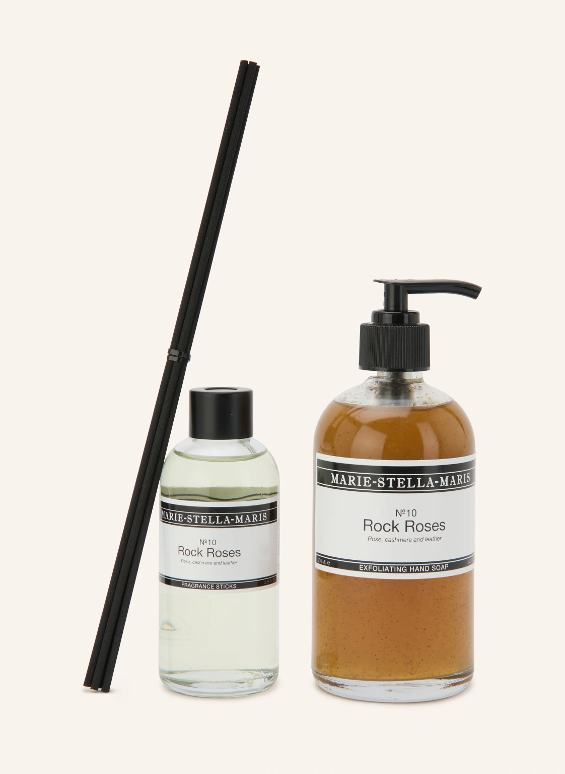 MARIE-STELLA-MARIS Set ROCK ROSES: Raumduft und Peeling-Handseife