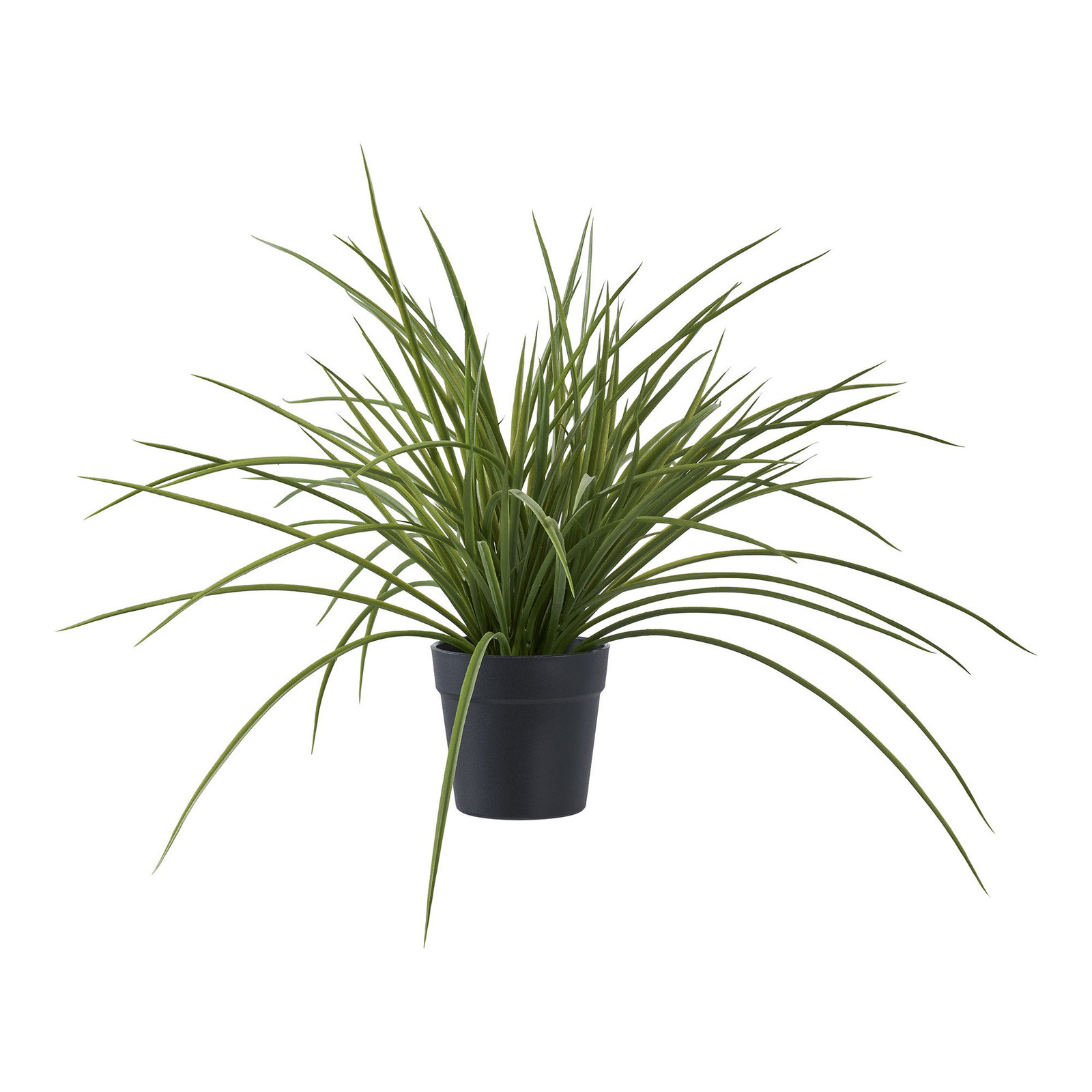 Sztuczna TRAWA W CZARNEJ DONICY 45 cm z tworzywa