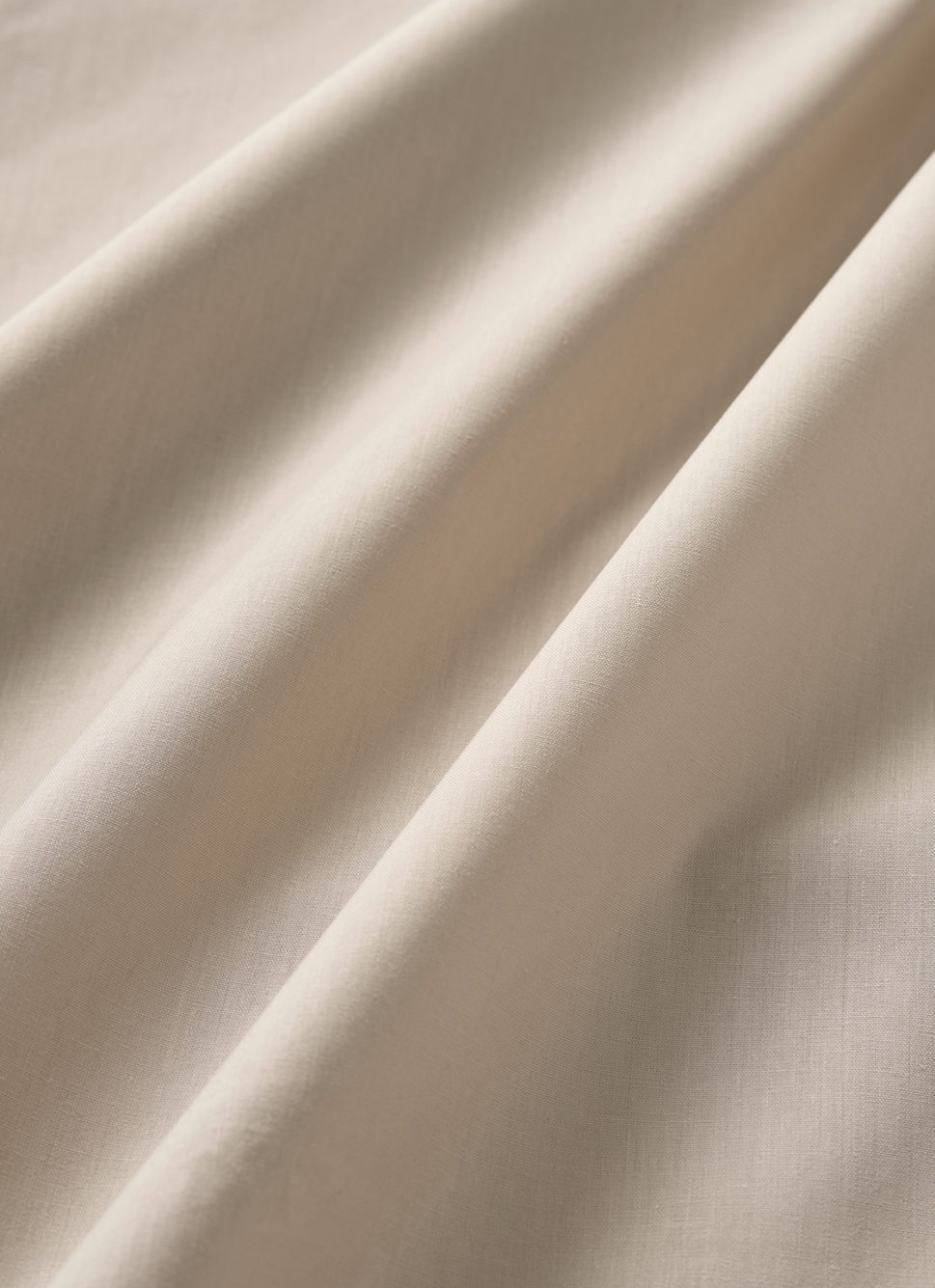 DRAP HOUSSE UNI EN PERCALE DE COTON SABLE