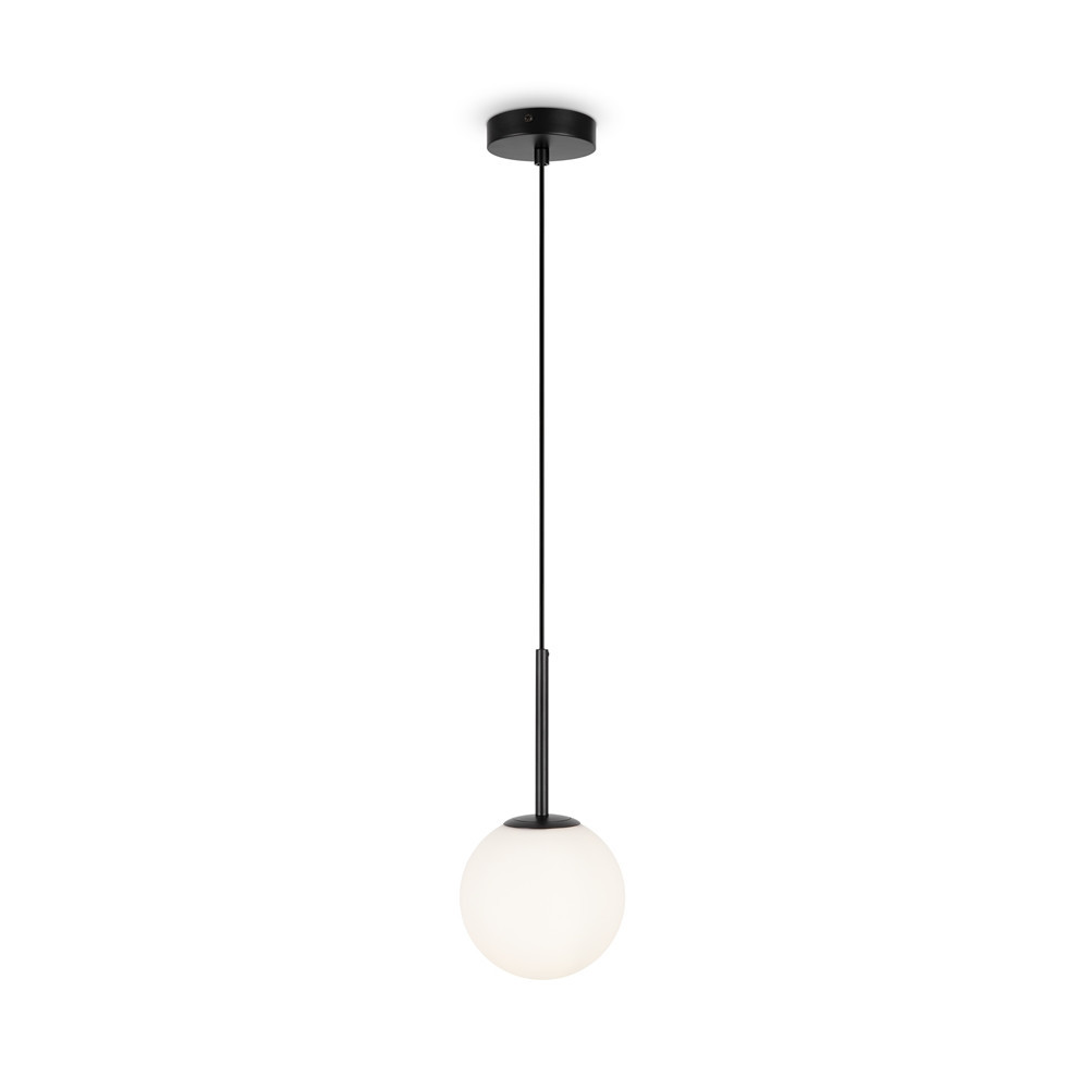 Lampa wisząca czarny matowa-biała BASIC FORM 1xE14x40W Maytoni