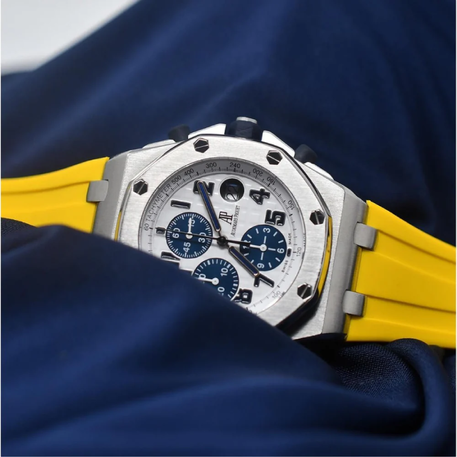 Audemars Piguet – Royal Oak –  Rubber Strap – Yellow