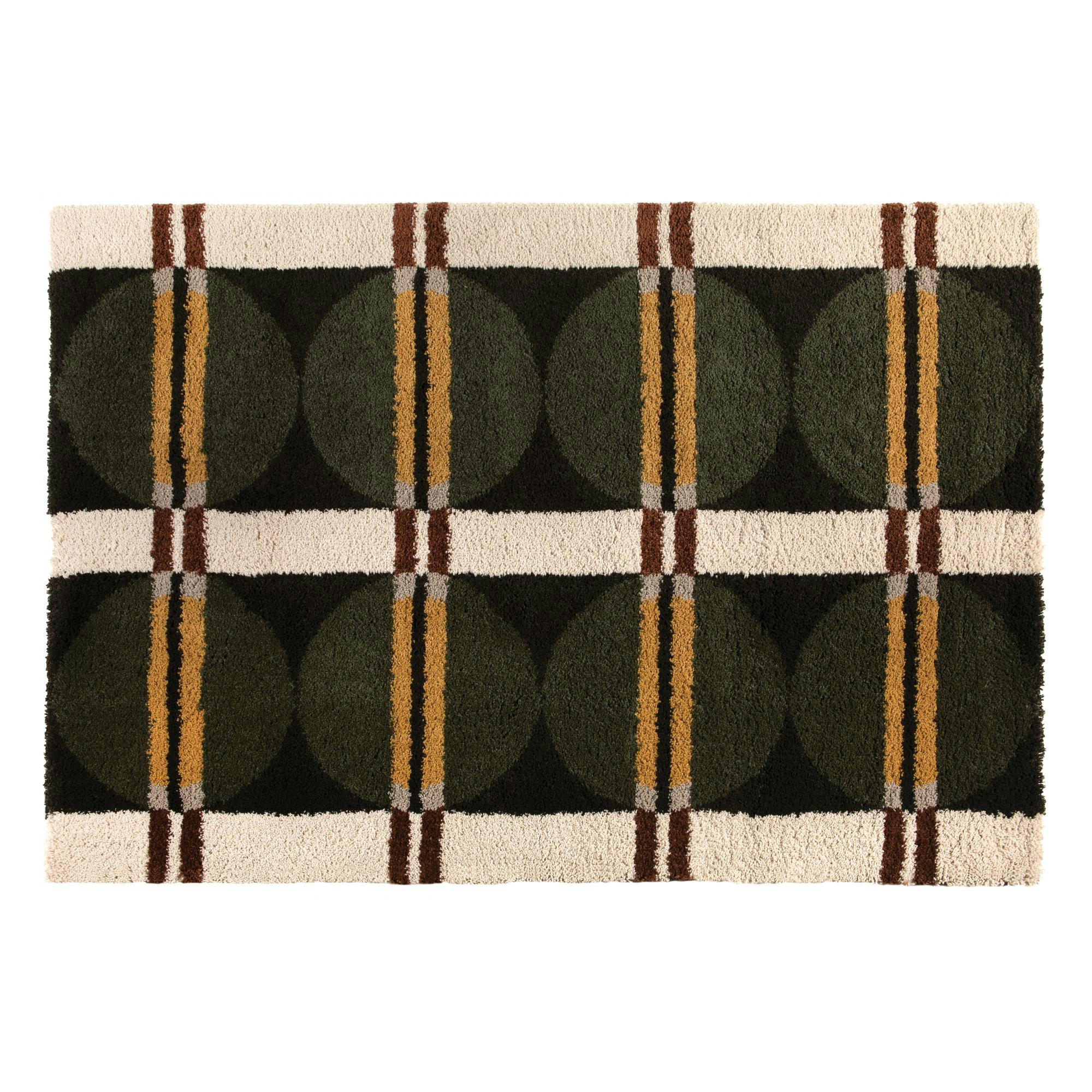 YONI - Tapis  en polypropylene fougère 200 x 290