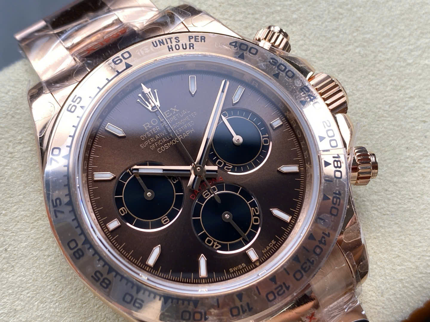 Rolex Daytona 116505 RG Plated Chocolate Dial 40mm Oyster Super Clone