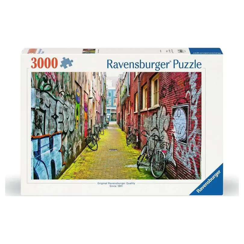 Puzzle Street Art in Amsterdam