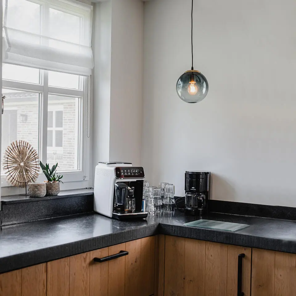 Qazqa hanglamp pallon blauw e27