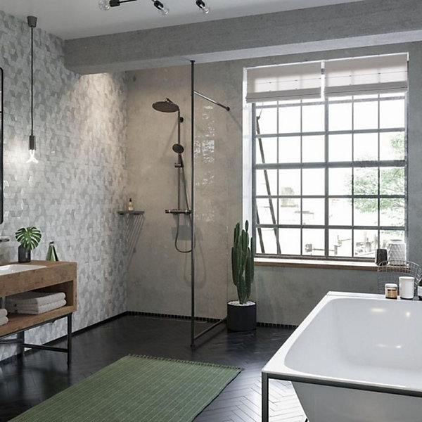 Colonne de douche thermostatique HANSGROHE Croma Select S 280 noir mat