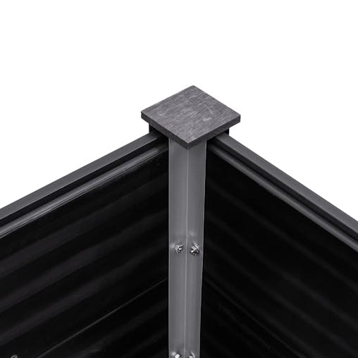 NNEVL Garden Raised Bed 200x50x54 cm WPC Grey