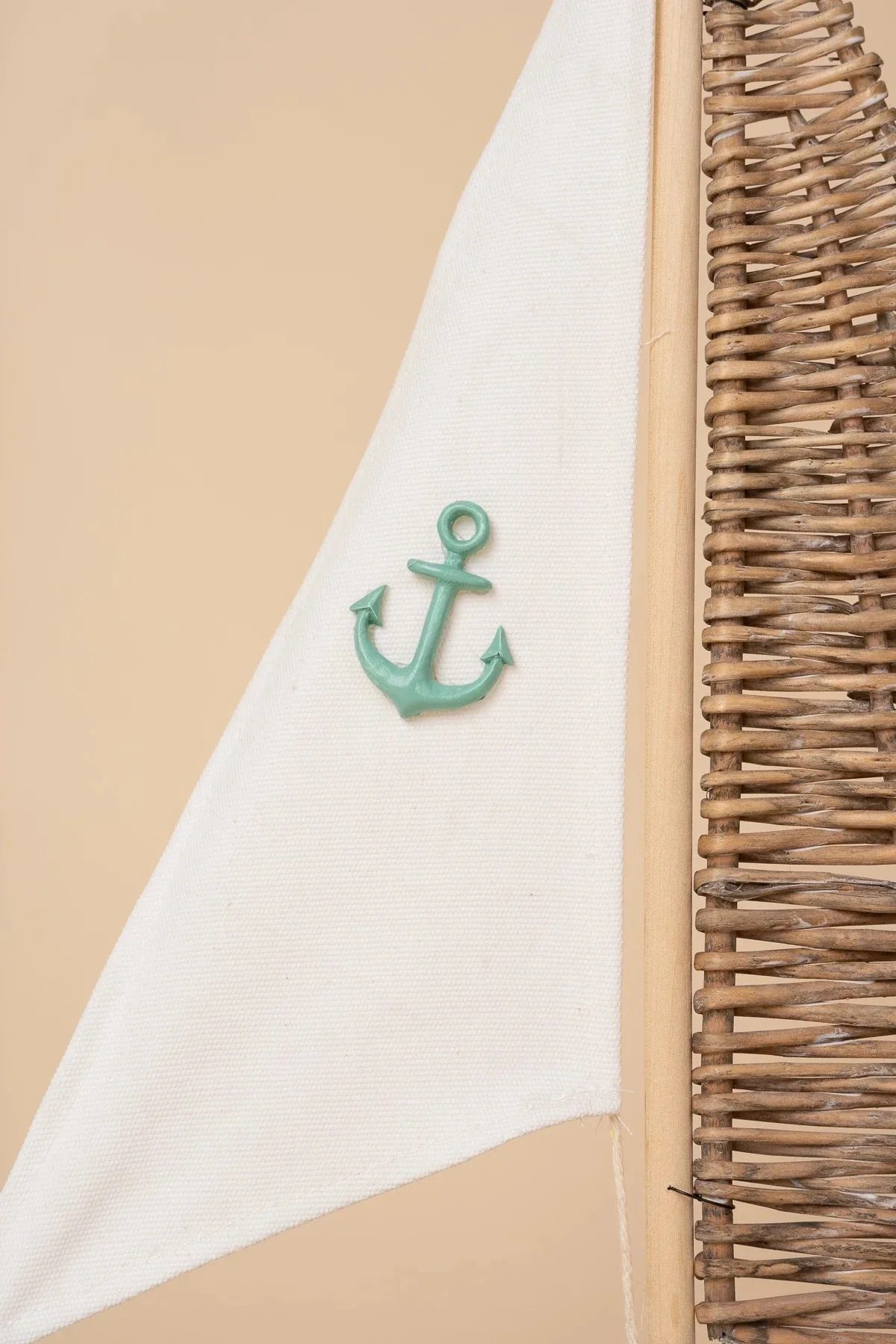 Large Wooden Decorative Boat