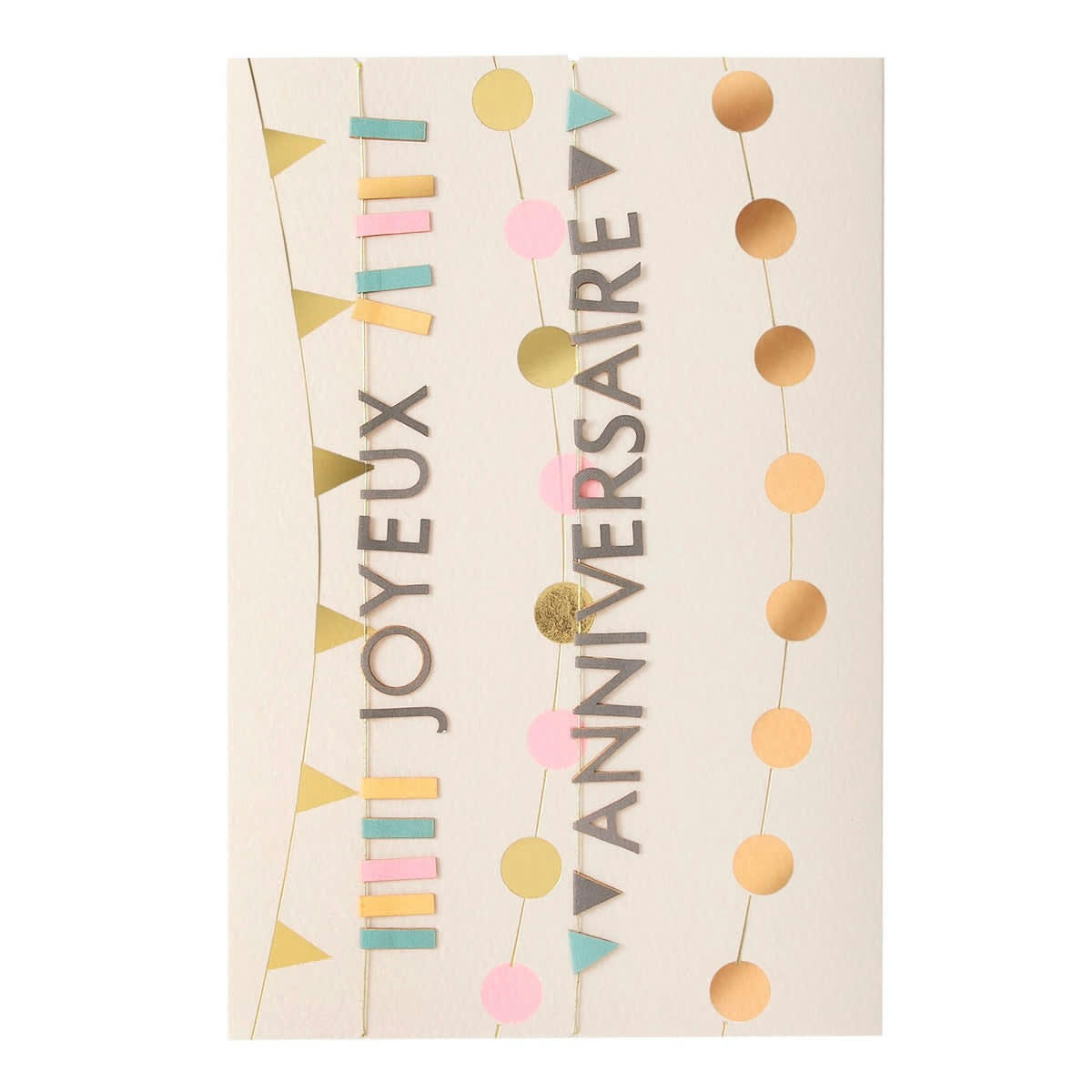 - Carte Anniversaire Guirlande Joyeux Anniversaire