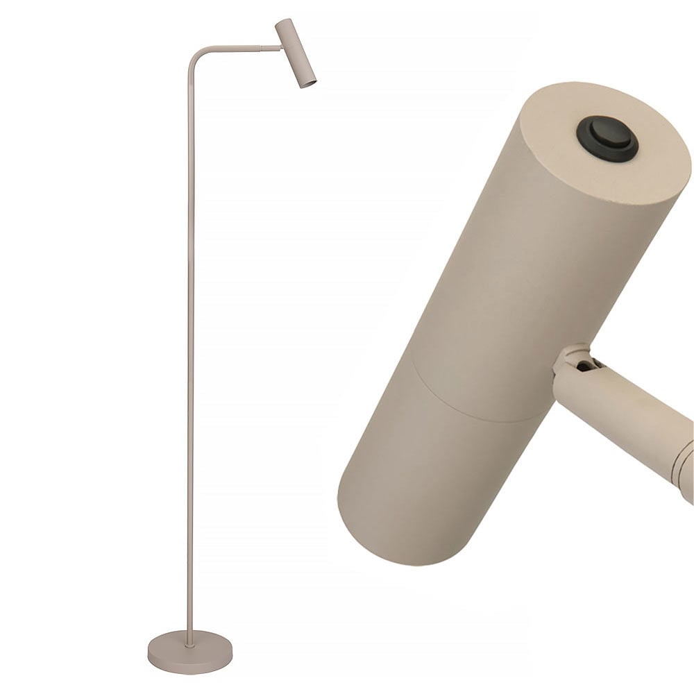 Freelight vloerlamp Undici - 1 lichts - 30 x 135  cm - zwart